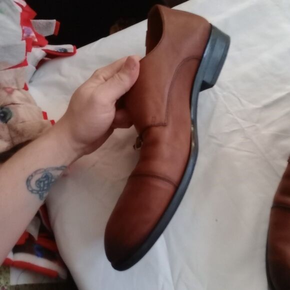 Pikolinos Brown Leather Monk Strap Shoes Mens Size 13 US 46 EU Morocco - Picture 5 of 10